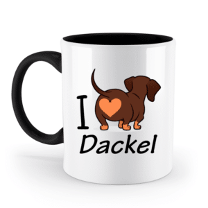 Tasse: I love Dackel
