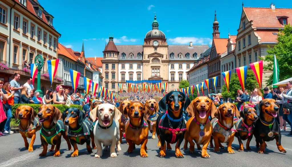 Dackel-Weltrekord in Regensburg