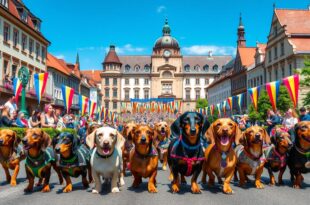 Dackel-Weltrekord in Regensburg